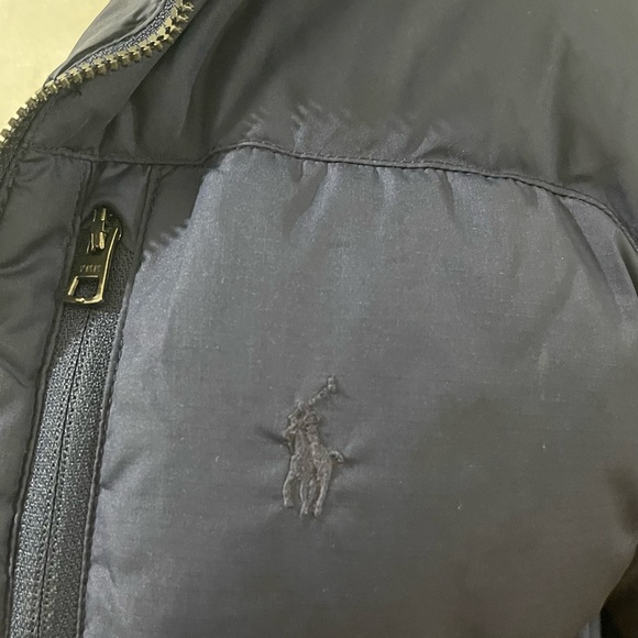 Ralph Lauren Performance, Blue puffer jacket with removable hood. medium 10-12 - Picture 6 of 7